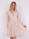 Miller Delicate Rose Dress - Tangerine