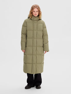 Nita Redown Coat - Dusky Green