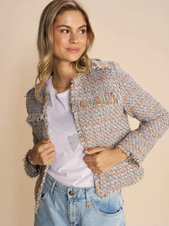 Ellis Boucle Jacket - Ecru
