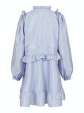 Zinka Solid Dress - Light Blue
