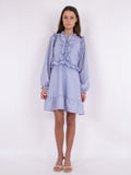 Zinka Solid Dress - Light Blue