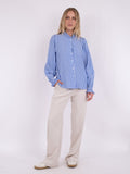 Brianna Stripe Blouse - Blue