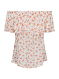Austin Delicate Rose Top - Tangerine
