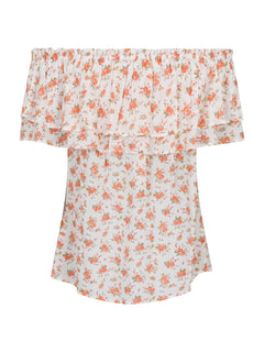 Austin Delicate Rose Top - Tangerine
