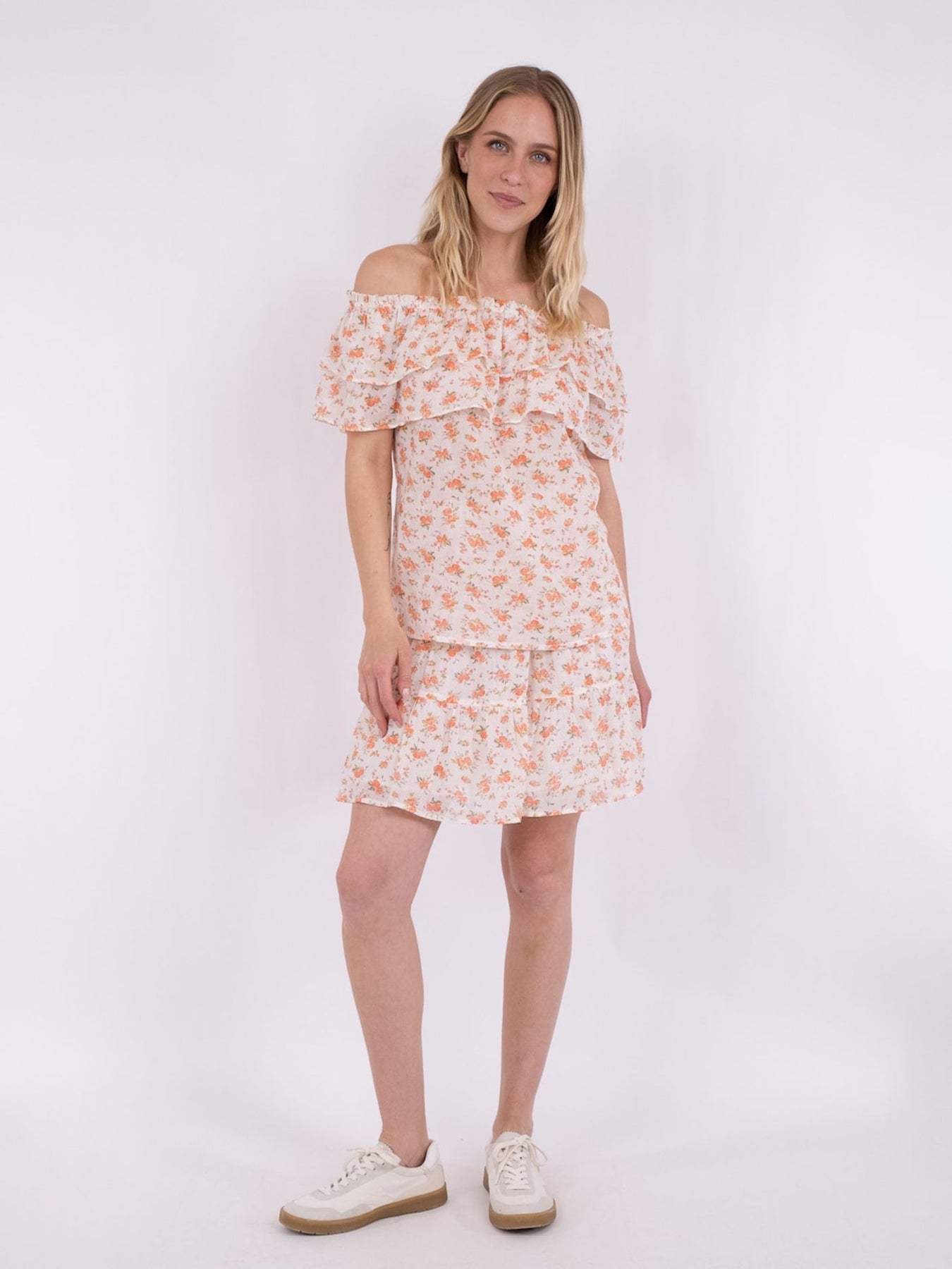 Austin Delicate Rose Top - Tangerine