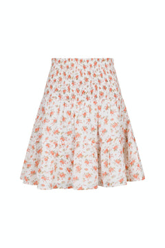 Cordova Delicate Rose Skirt - Tangerine