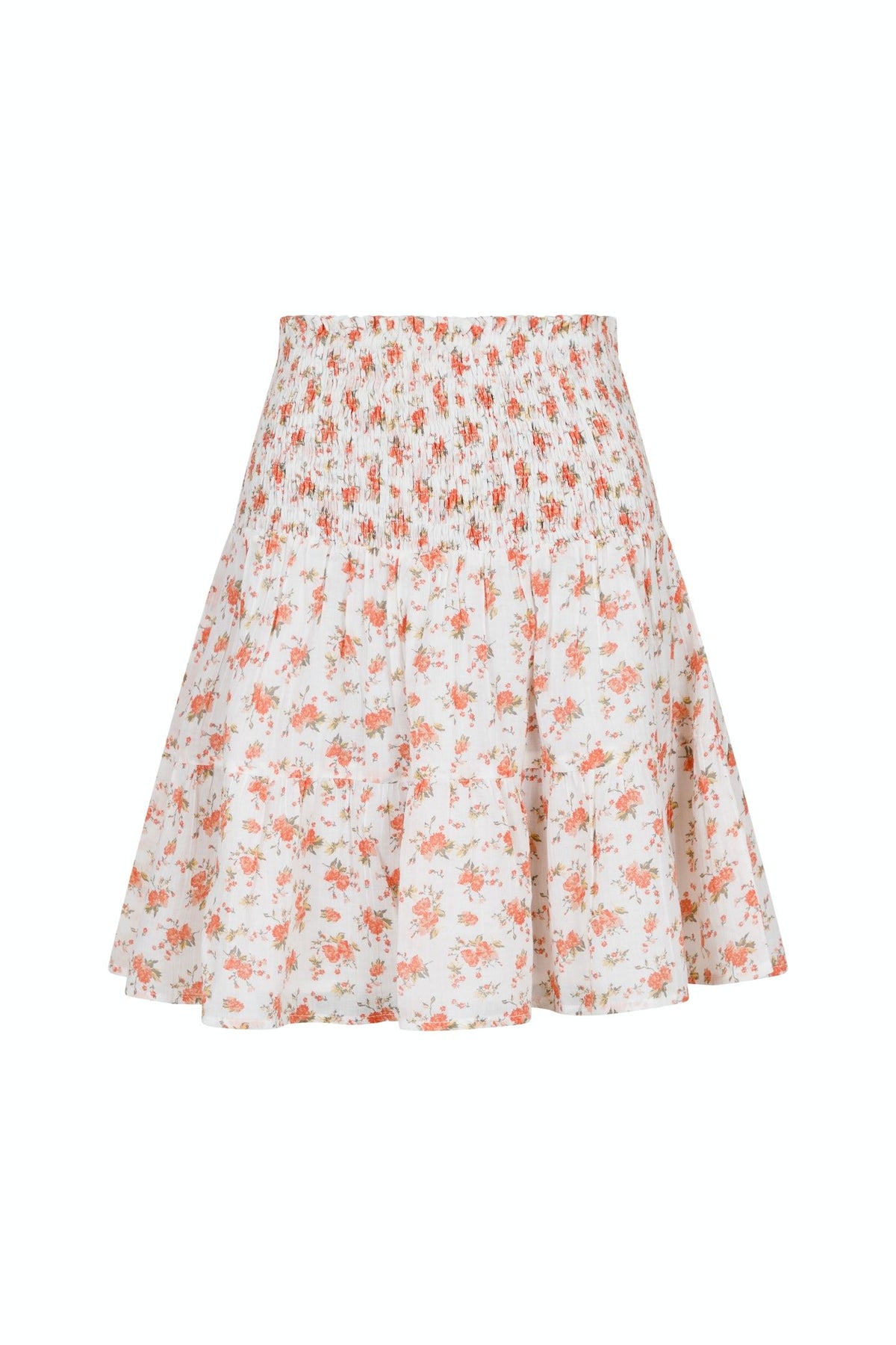Cordova Delicate Rose Skirt - Tangerine
