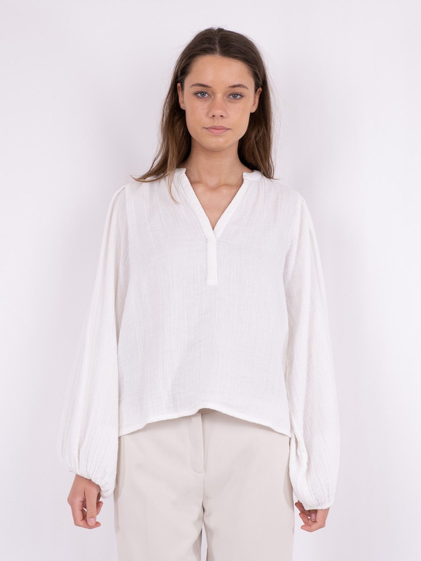Mimmi Gauze Blouse - White