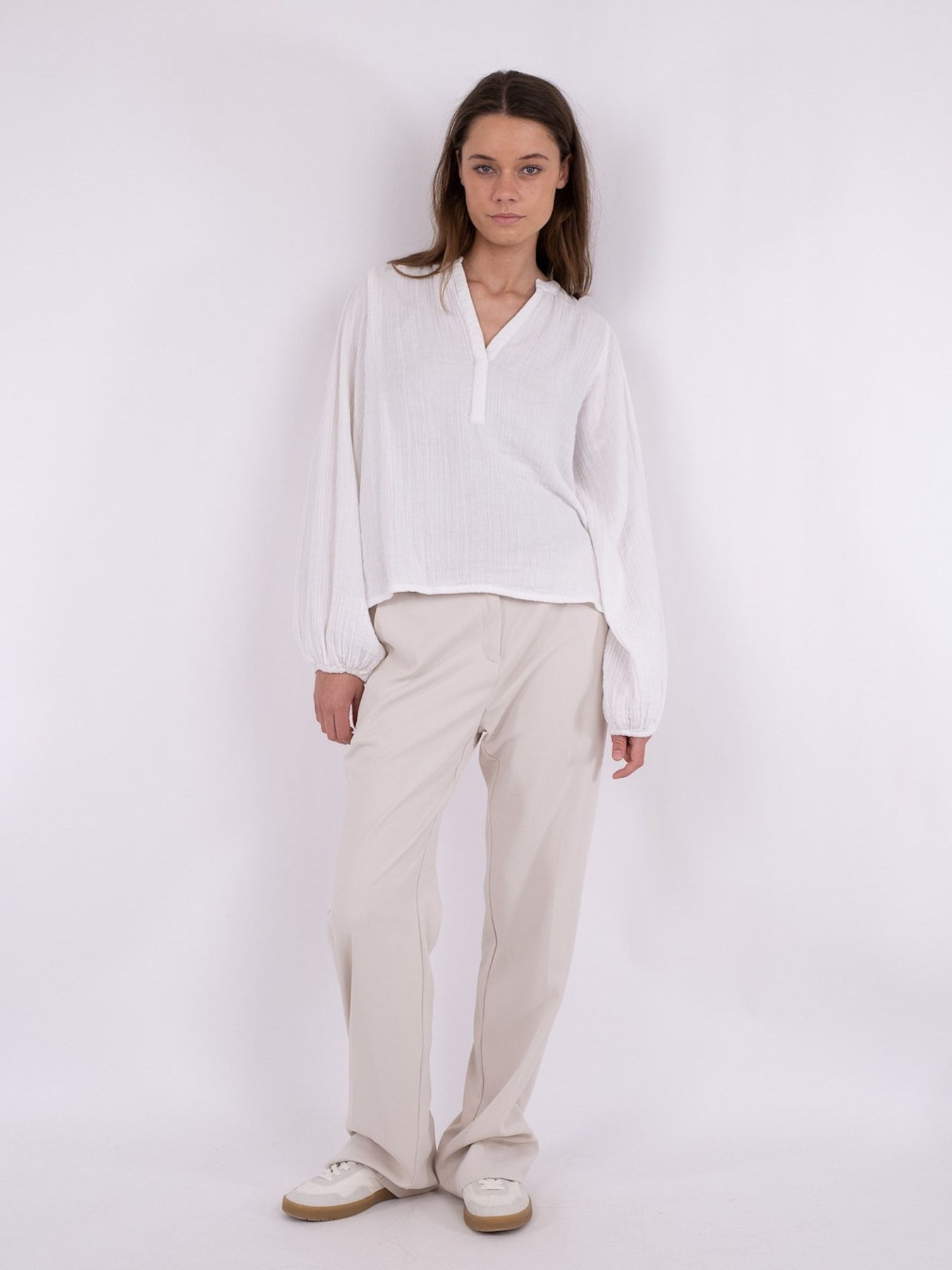 Mimmi Gauze Blouse - White