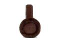 W Sheepskin Embroidery Earmuff - Burnt Cedar