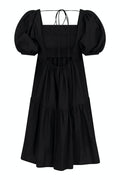 Jackelina Solid Dress - Black