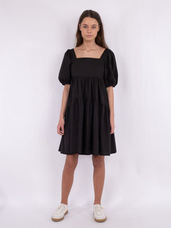 Jackelina Solid Dress - Black
