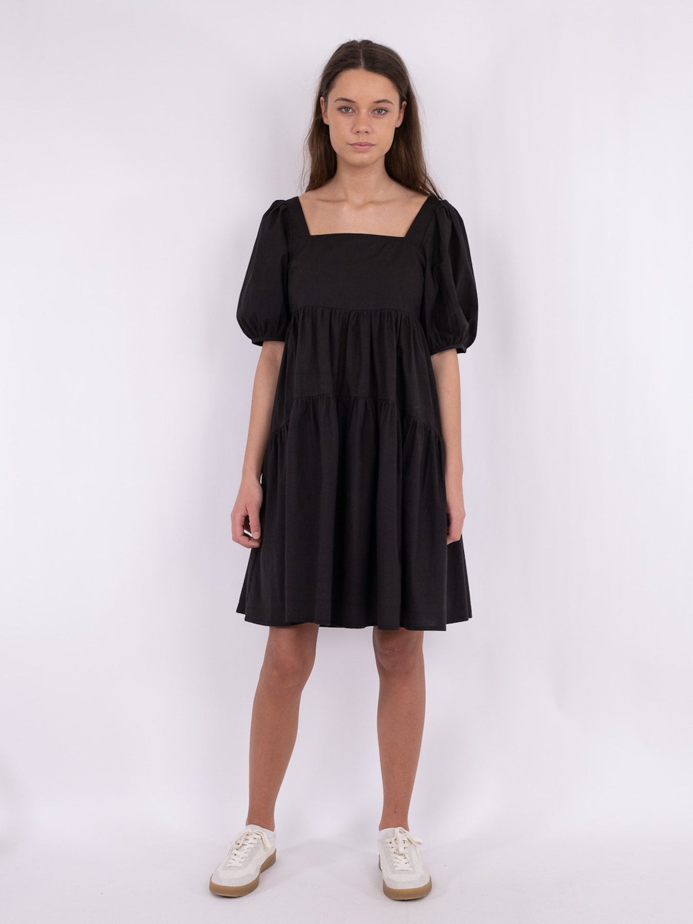 Jackelina Solid Dress - Black