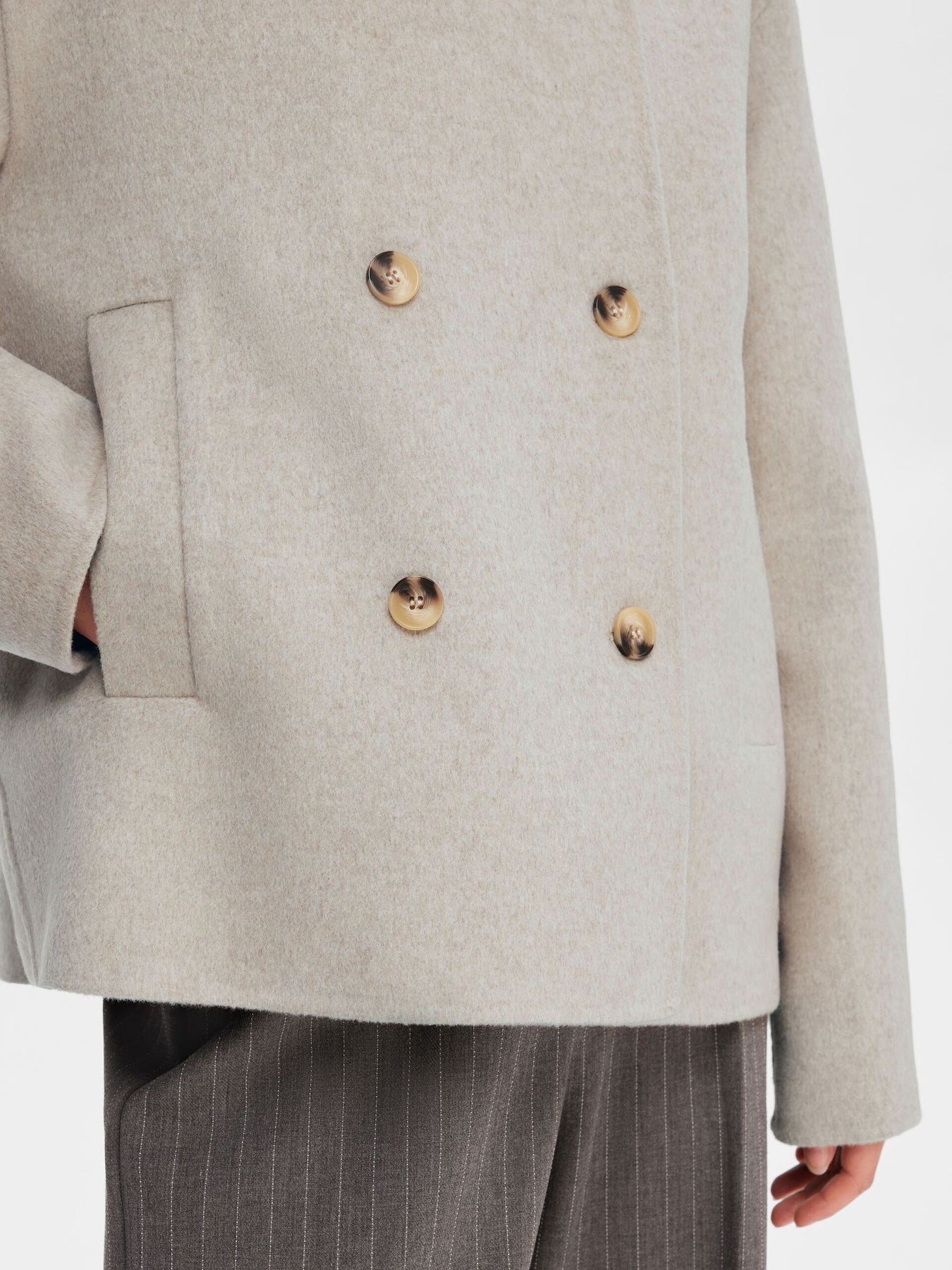 Lisa Short Handmade Jacket - Sandshell