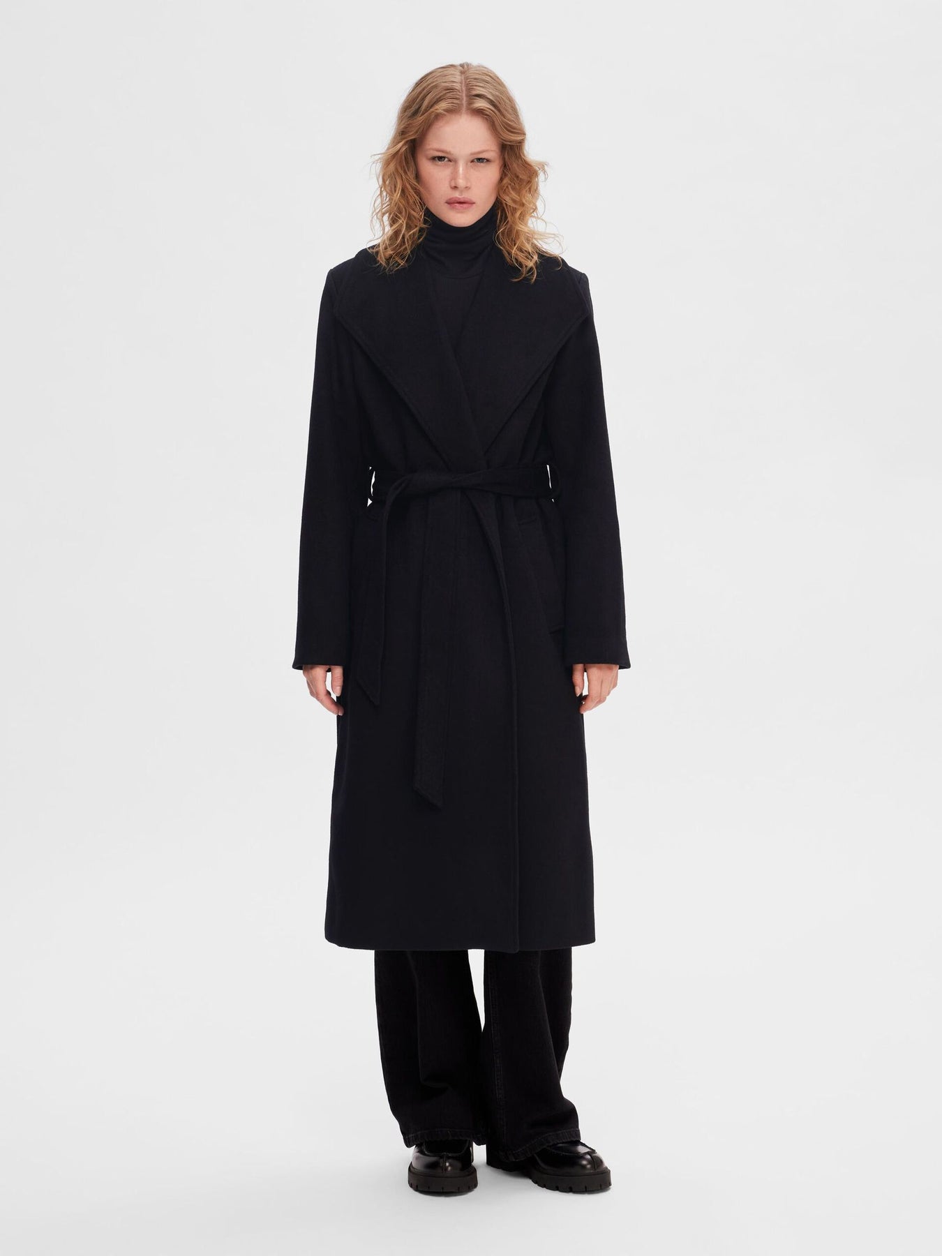 Rosa Wool Coat - Black