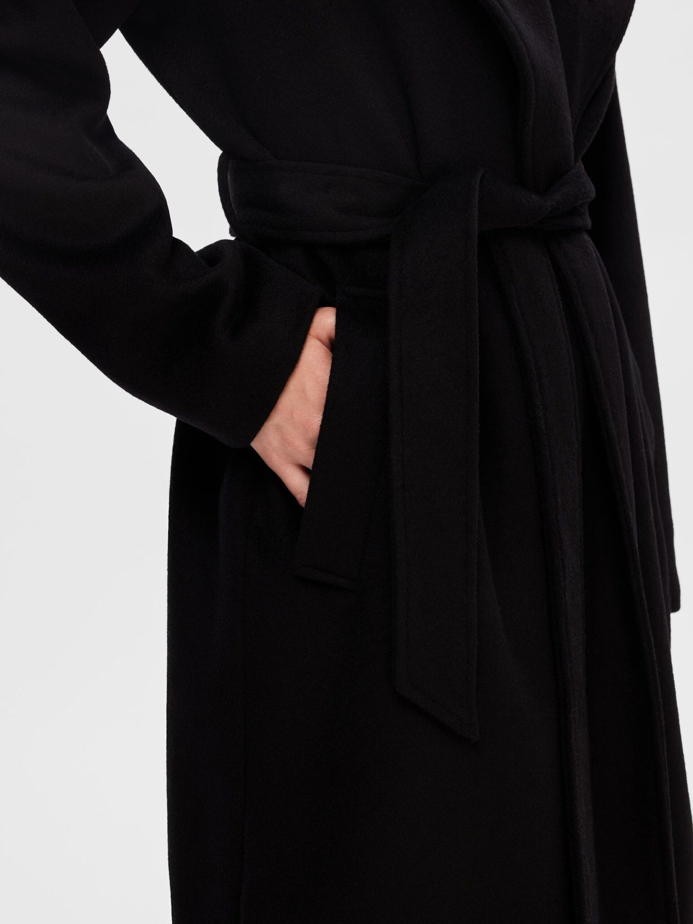 Rosa Wool Coat - Black