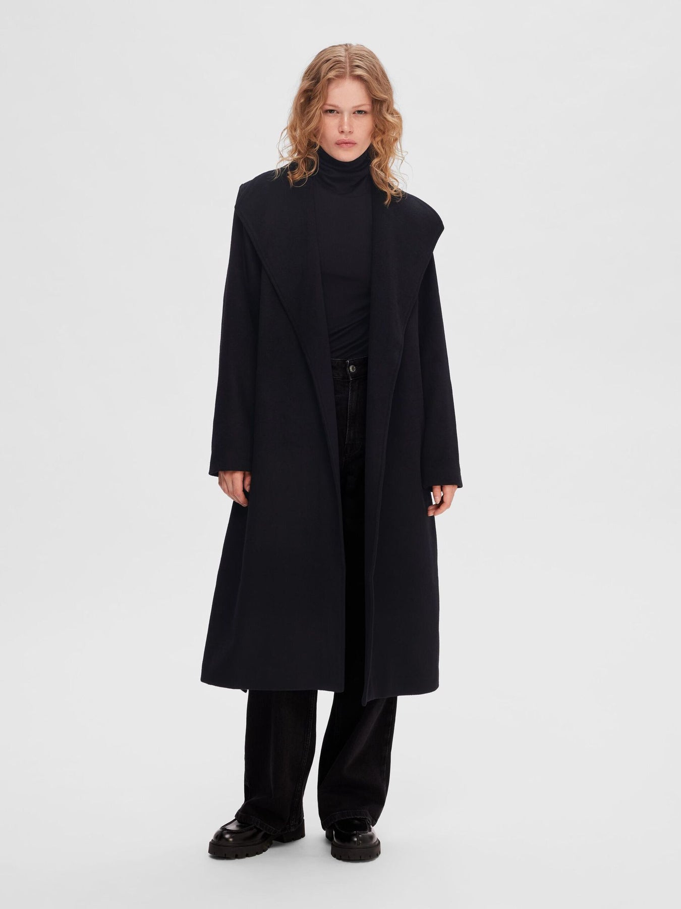 Rosa Wool Coat - Black
