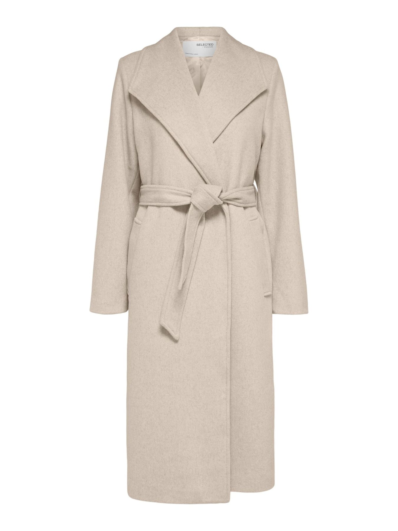 Rosa Wool Coat - Sandshell