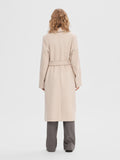 Rosa Wool Coat - Sandshell