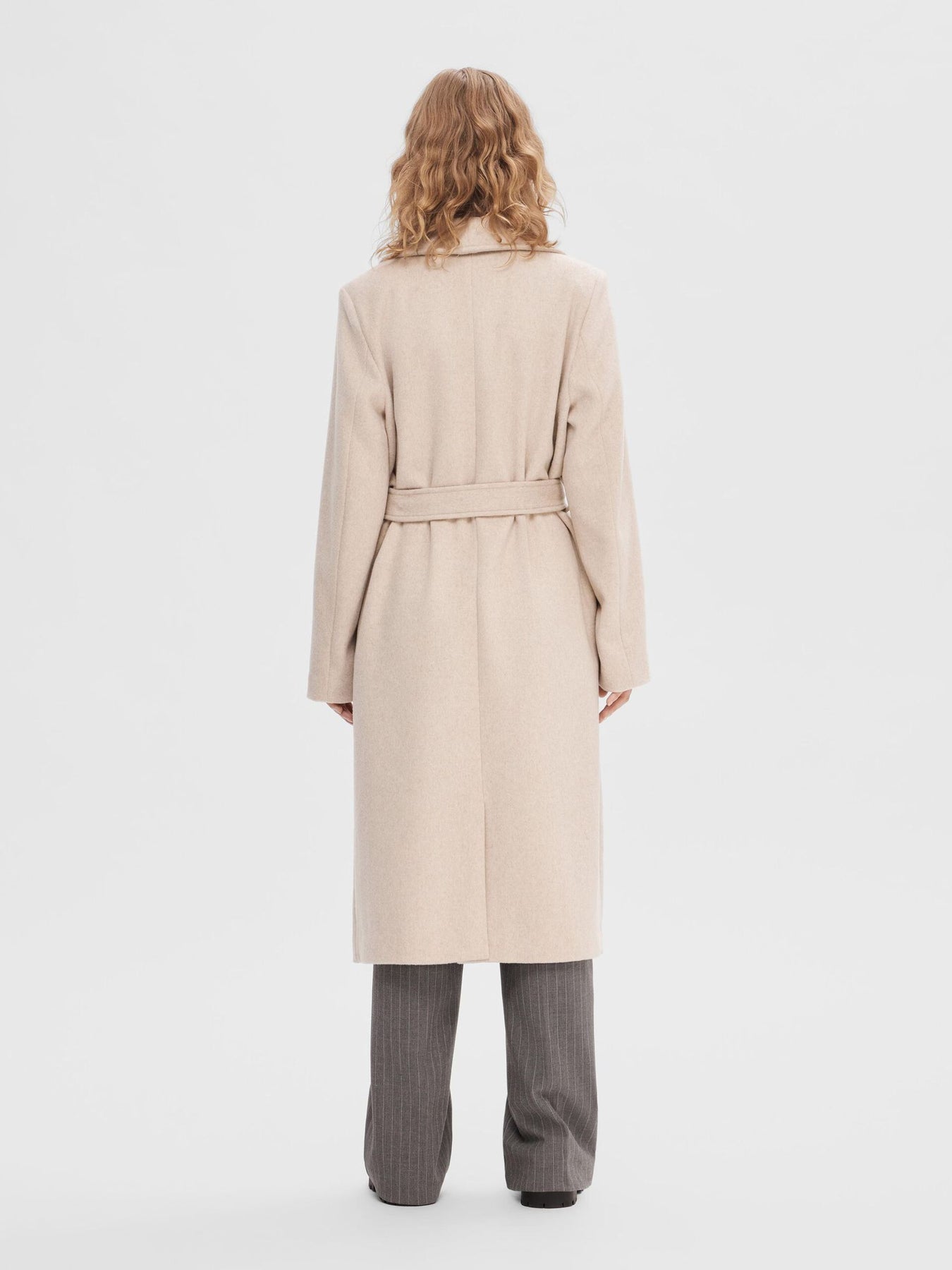 Rosa Wool Coat - Sandshell