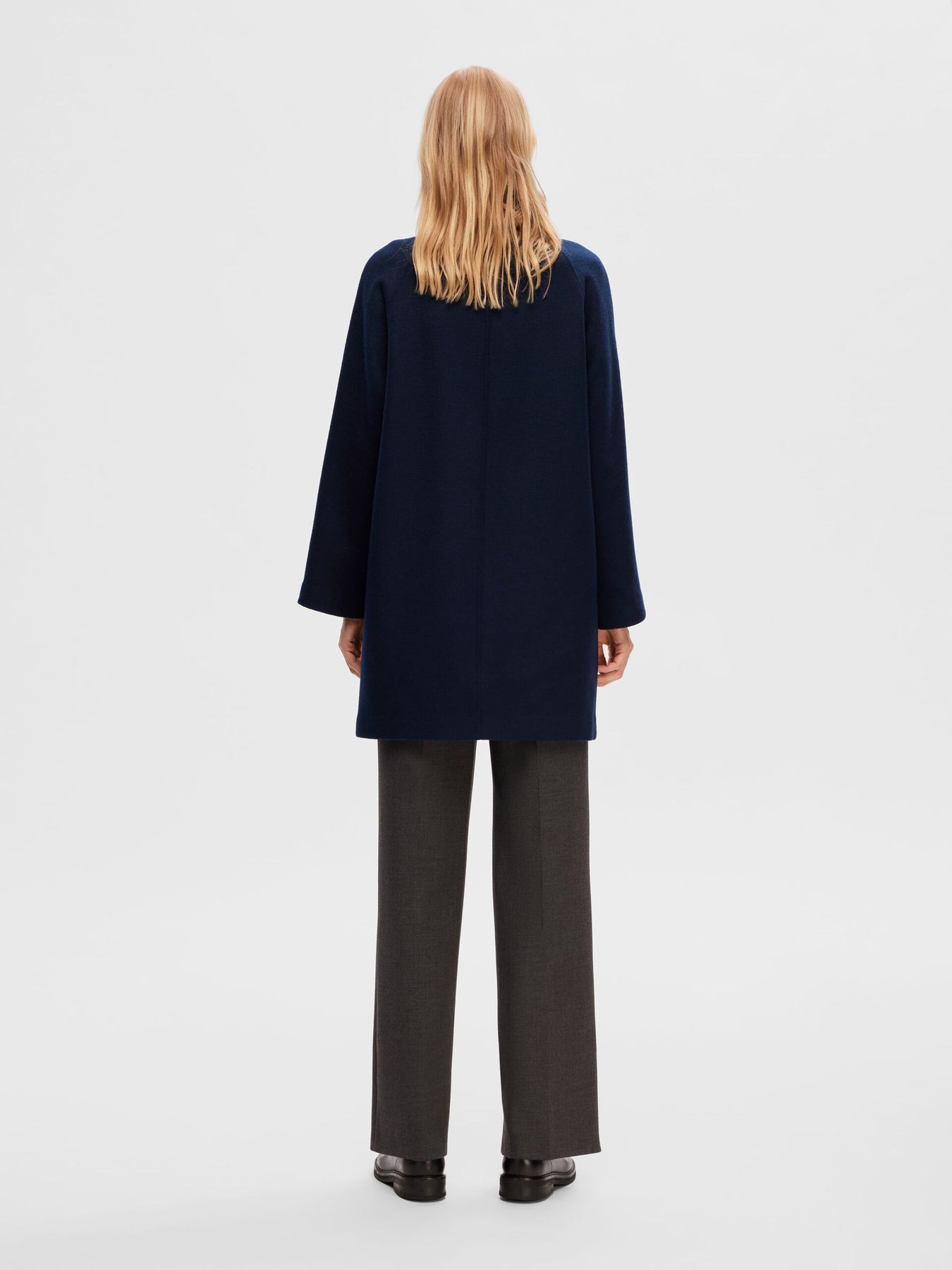 Vinni Wool Coat - Dark Sapphire