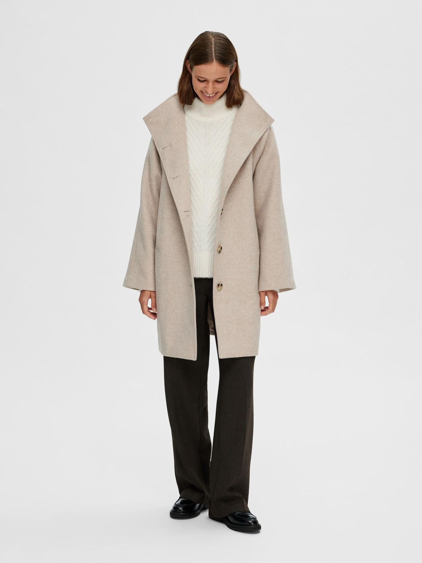 Vinni Wool Coat - Sandshell