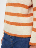 Maline LS Knit Half Zip - Birch Marmalade