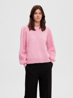 Mola Mia Ls Knit O-Neck - Moonlite Mauve