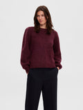 Mola Mia Ls Knit O-Neck - Windsor Wine