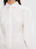 Vivi LS Fitted Shirt B - Snow White