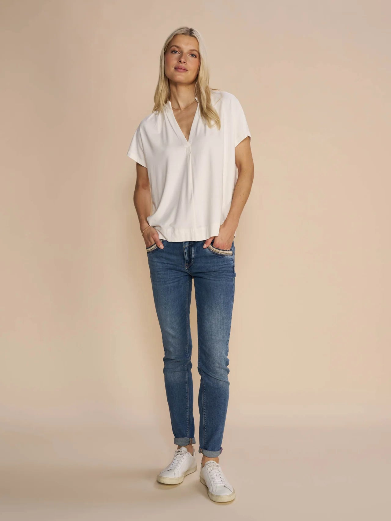 Shira Tee - Ecru