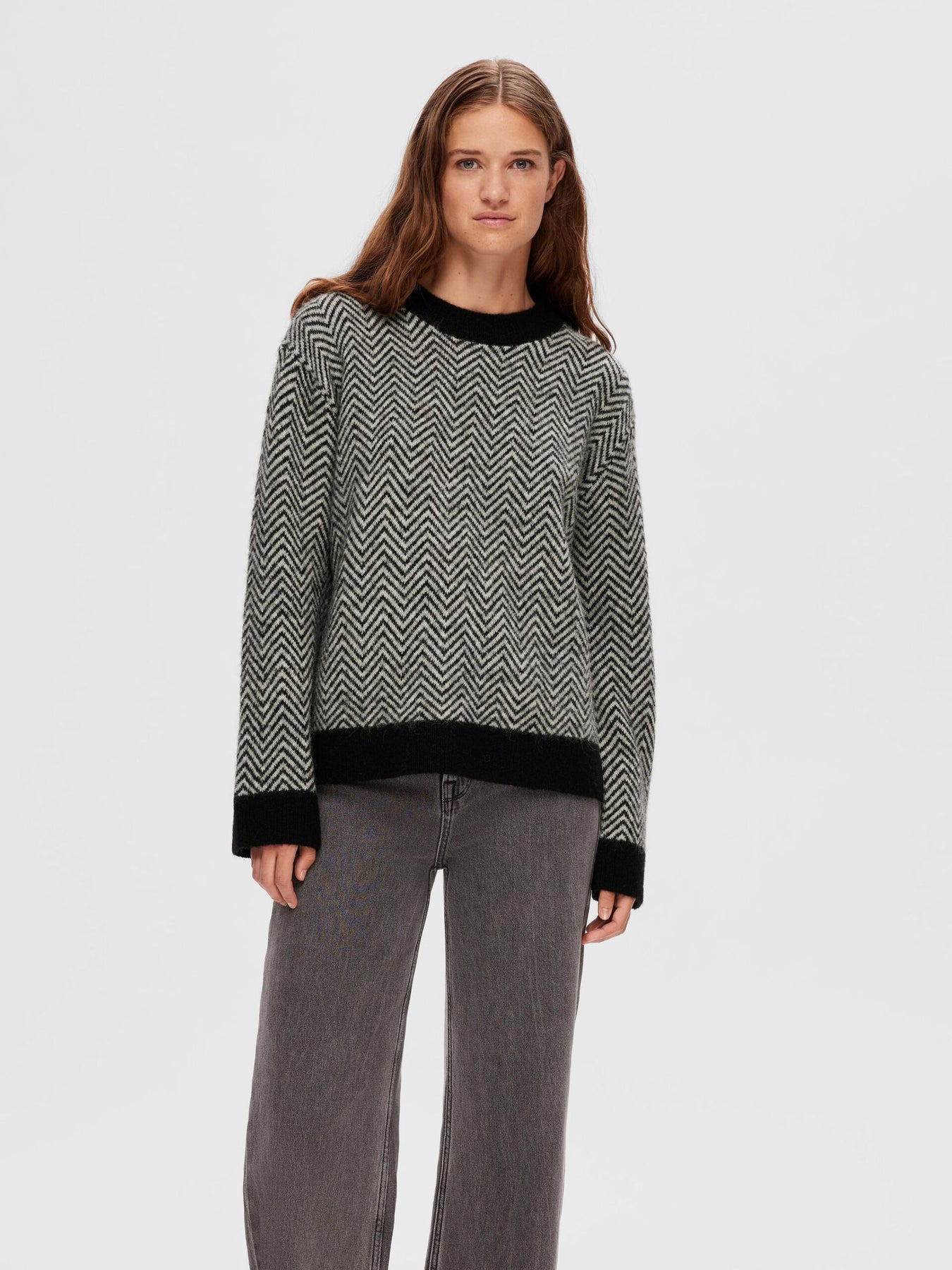 Heri LS Knit O-Neck - Black LGM