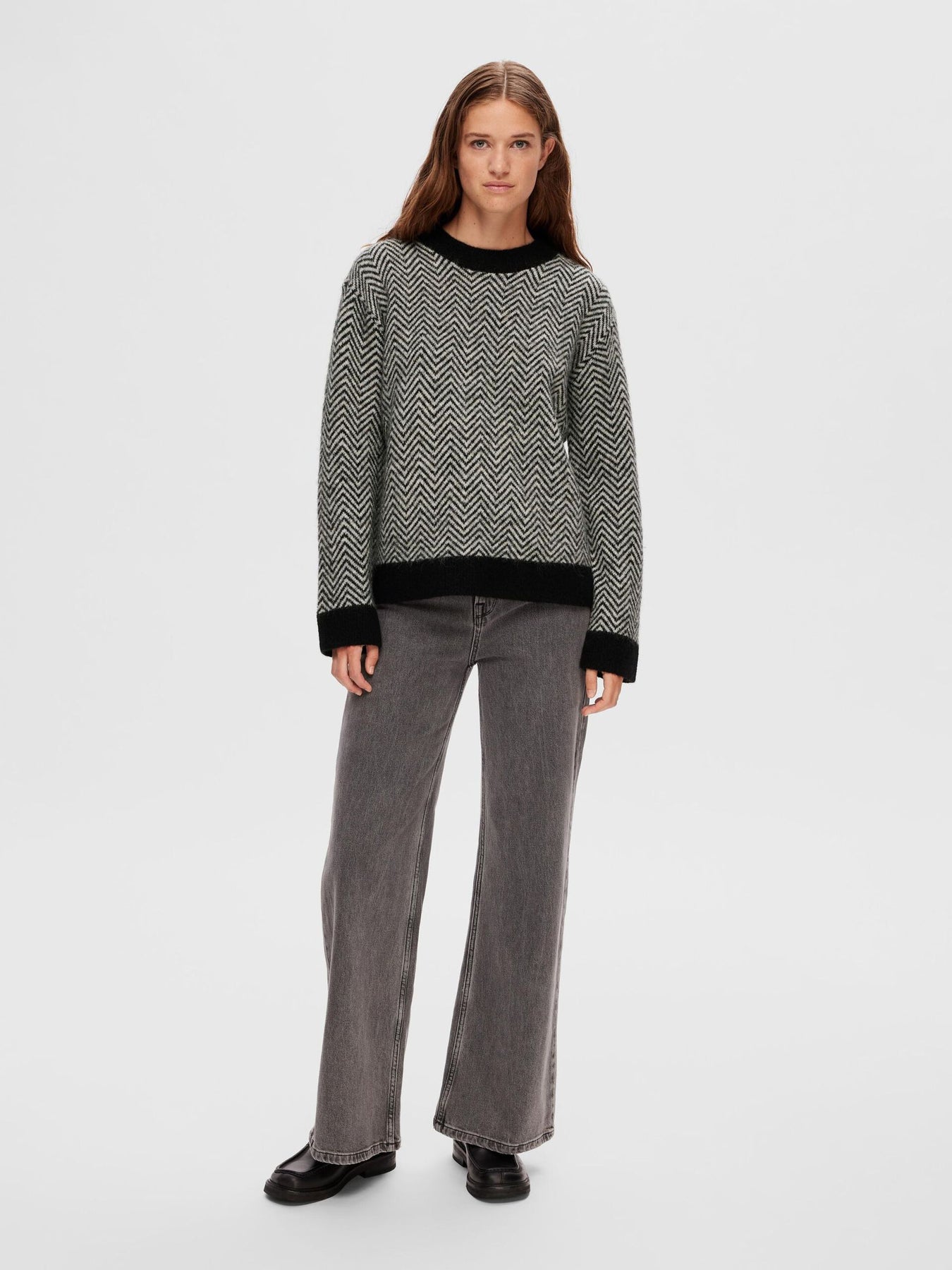Heri LS Knit O-Neck - Black LGM