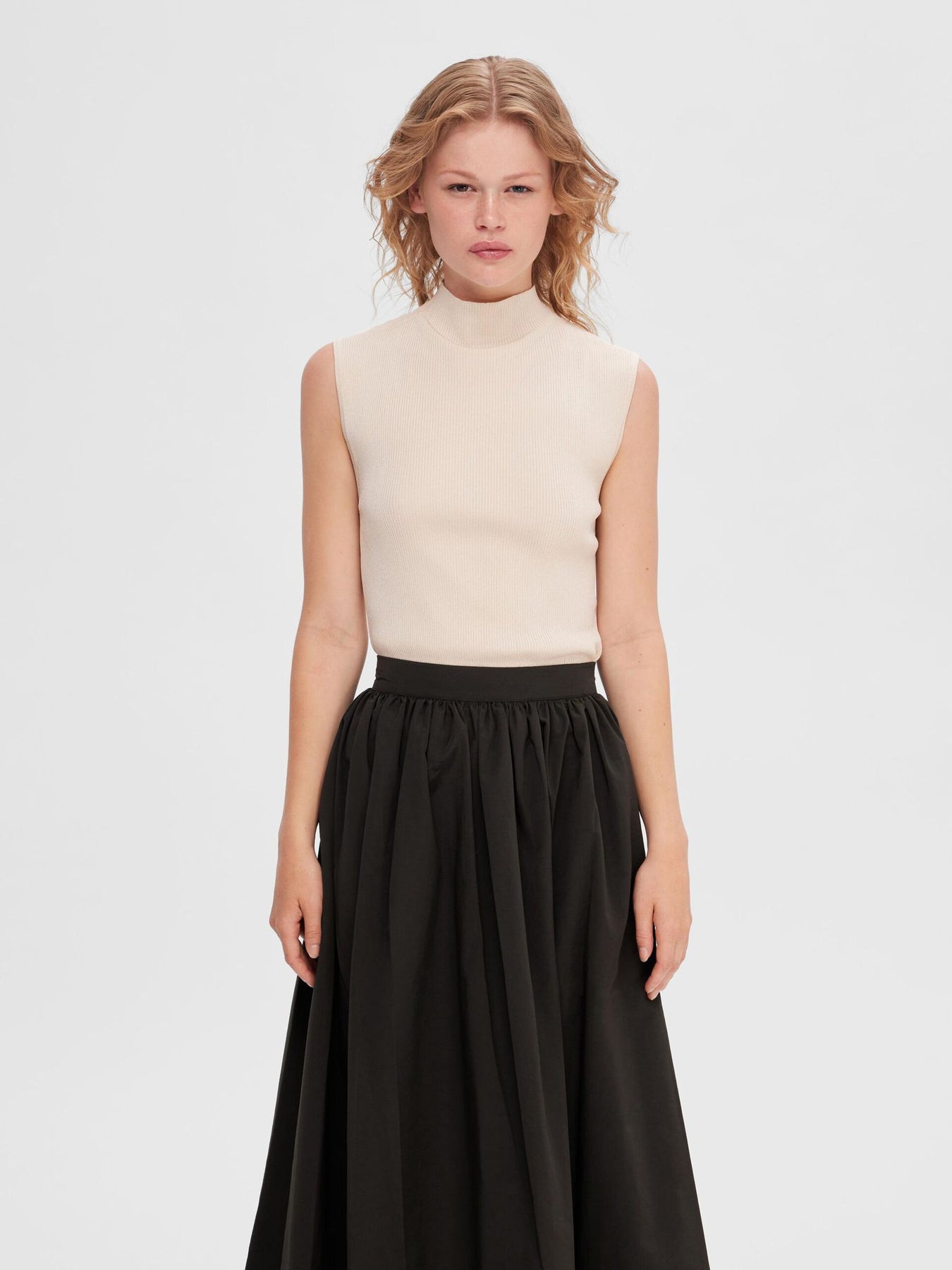 Caro SL Knit Top - Birch