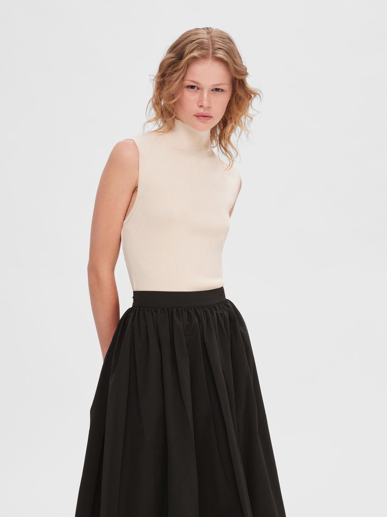Caro SL Knit Top - Birch