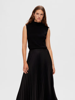 Caro SL Knit Top - Black