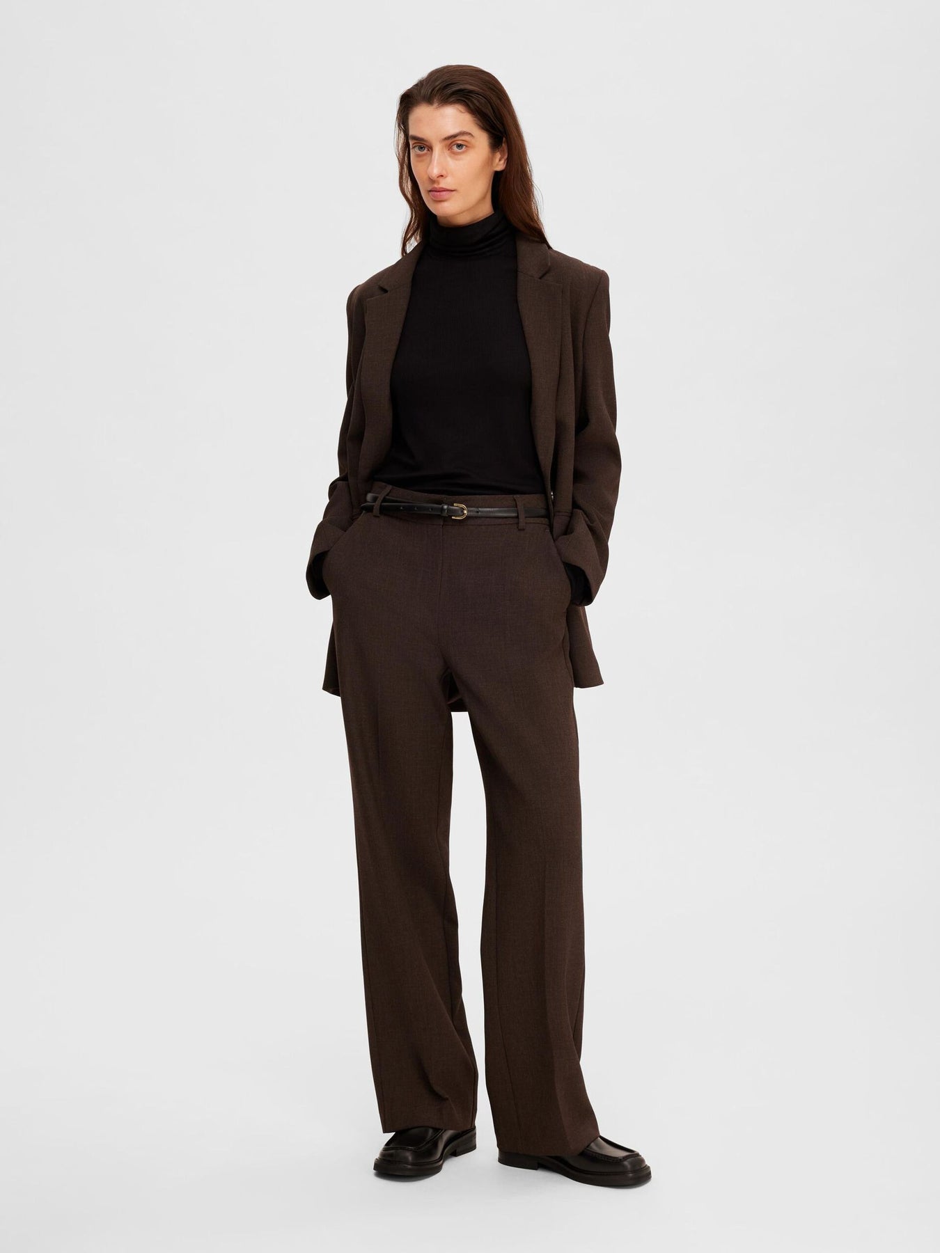 Rita MW Wide Pant - Java Melange