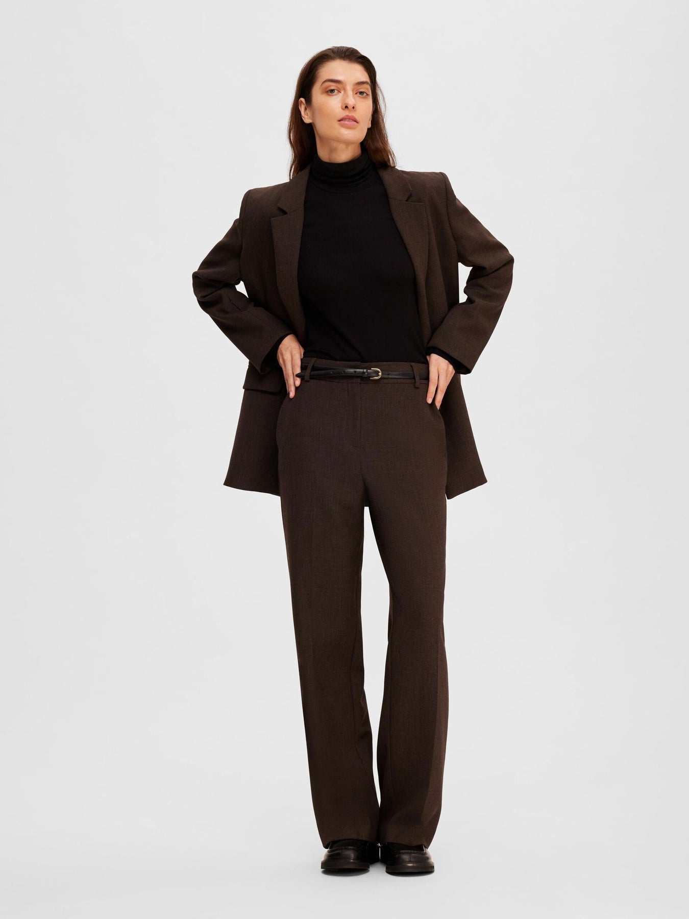 Rita MW Wide Pant - Java Melange