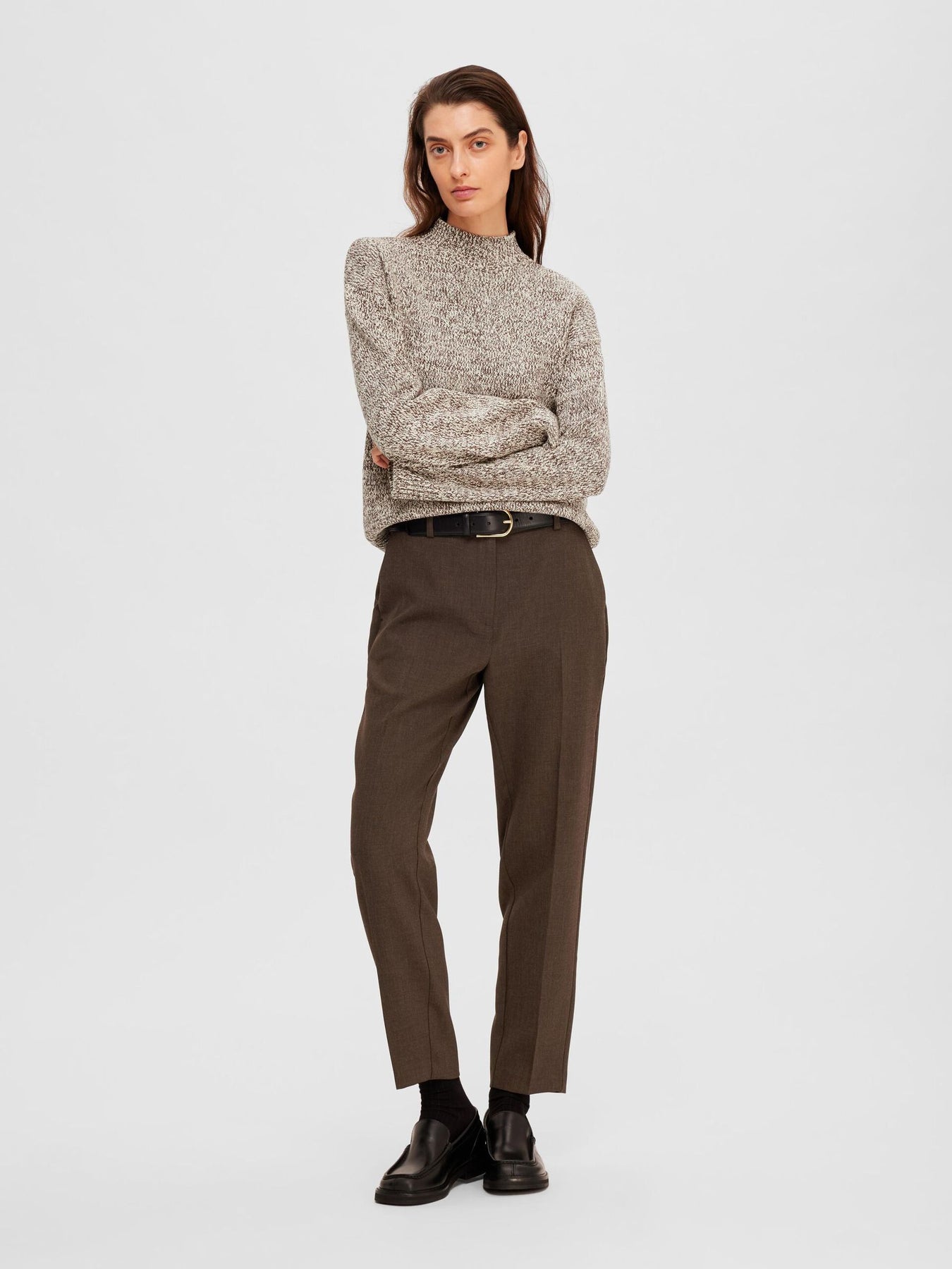 Rita-Ria MW Crop Pant - Java Melange