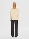 Hilma Liva LS Polo Neck Knit - Birch