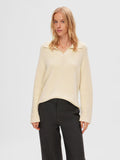 Hilma Liva LS Polo Neck Knit - Birch