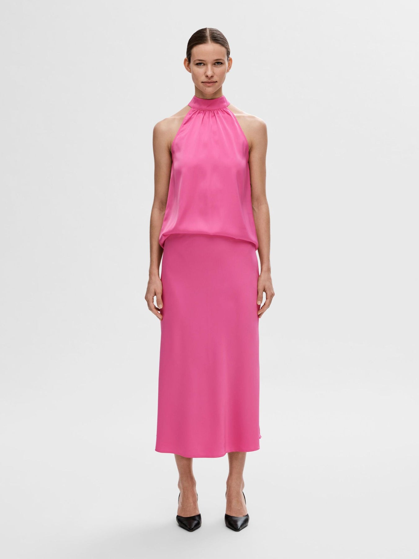 Lena HW Midikjol - Phlox Pink