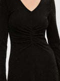 Rue LS Midi Glitter Dress - Black