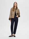 Ashley Wool Jacket - Greige Melange