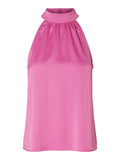 Lena-Rachelle Halterneck Top - Phlox Pink