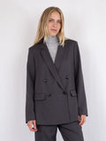 Jay Melange Blazer - Dark Grey