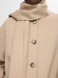 Pam Handmade Scarf Jacket - Sandshell