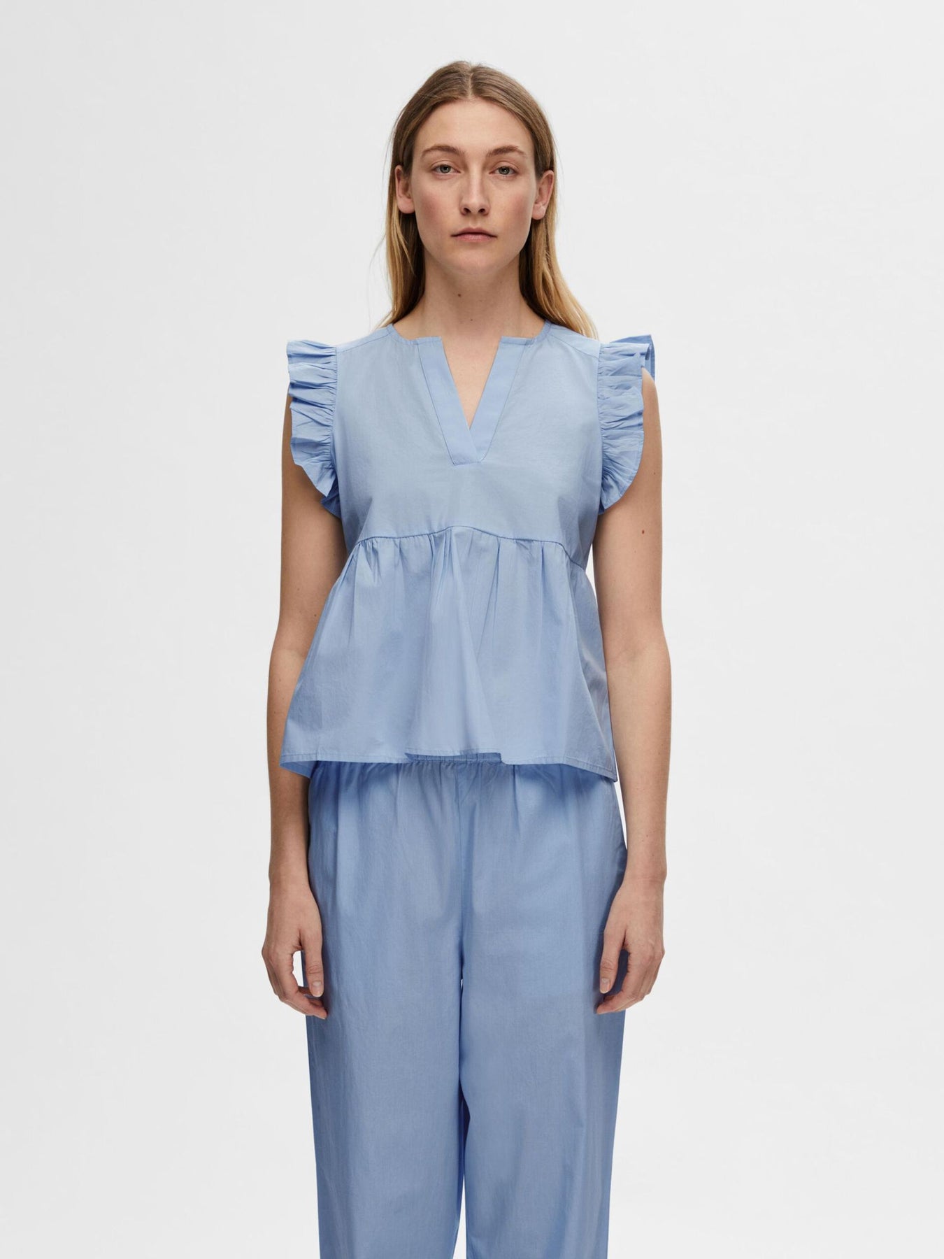Blair-Ida Sl Top B - Cashmere Blue