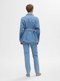 Ellin-Studio Ls Jacket - Light Blue Denim