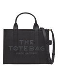 The Leather Medium Tote - Svart